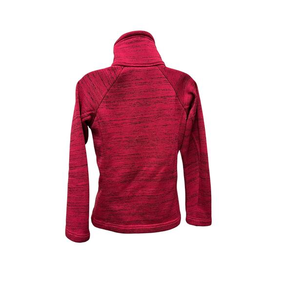 Columbia Jacket GRT Pink Black Warm Fitted Full Zip Athletic Womens Sz S - Picture 3 of 4